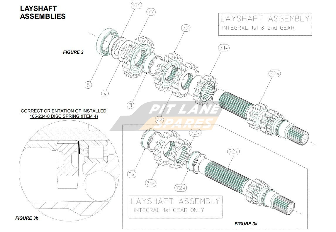 LAYSHAFT ASSEMBLIES